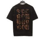 Balenciaga Mud Dyed Heavy Metal Print T-shirt Reps