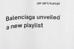 Balenciaga Musical Note Portrait T-Shirt Reps