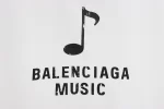 Balenciaga Musical Note Portrait T-Shirt Reps