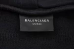 Balenciaga Patchwork Distressed Hooded Denim Jacket Reps