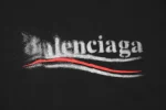 Balenciaga Political Stencil Logo Print T-Shirt Reps