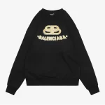 Balenciaga Three-Dimensional Double B Lock Print Sweatshirt Reps