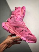 Balenciaga Track Sneaker LED Mesh and Nylon Reps Pink10