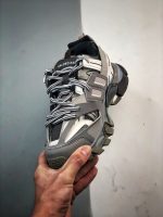 Balenciaga Track Trainer 'Grey White' LED