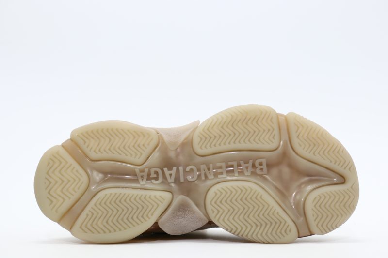balenciaga triple s light brown 4