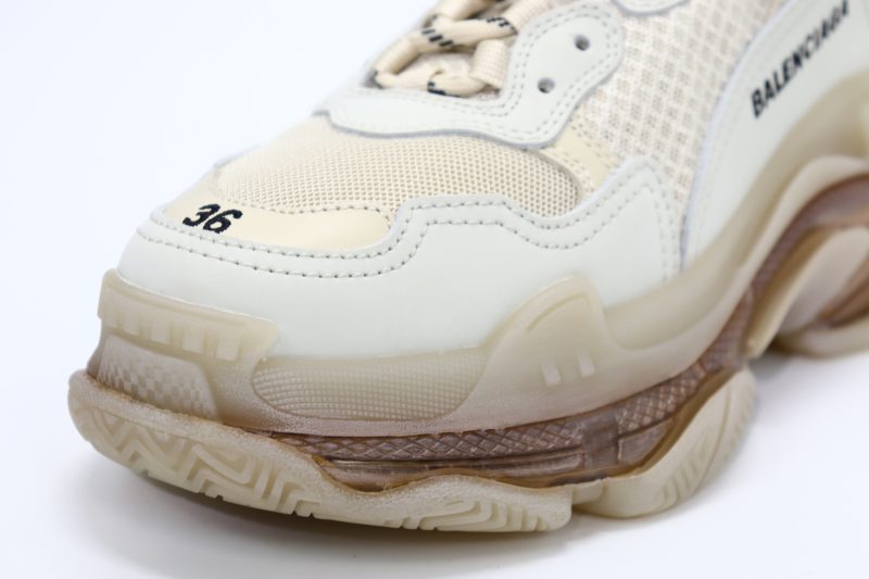 balenciaga triple s light brown 6