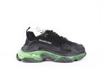 BALENCIAGA TRIPLE S TRAINER BLACK GREEN