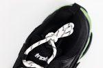 BALENCIAGA TRIPLE S TRAINER BLACK GREEN