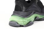 BALENCIAGA TRIPLE S TRAINER BLACK GREEN