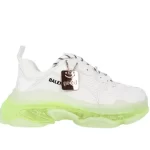 BALENCIAGA TRIPLE S SNEAKER-WHITE GREEN