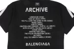 Balenciaga X Archive Inverted V Letter Music Print T-Shirt Reps