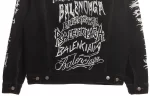 Balenciaga Year of the Dragon Limited Edition Denim Jacket Reps