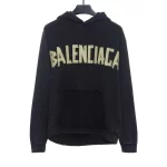 Balenciaga Destruction Double B Tape Letters Hoodie Reps