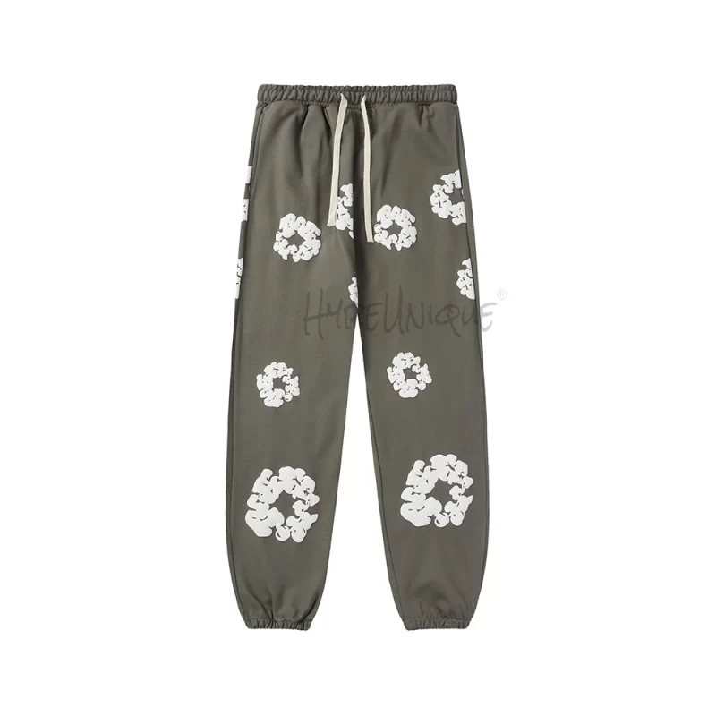 Denim Tears Cotton Wreath Sweatpants Dark Gray1