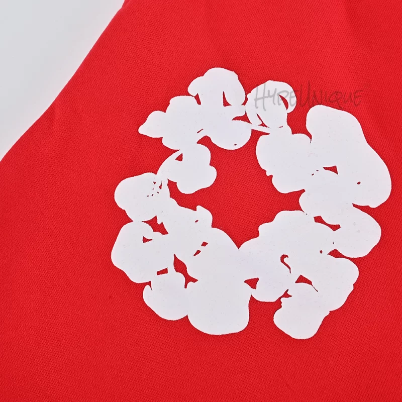 Denim Tears Cotton Wreath Sweatpants "Red'