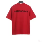 Balenciaga Blurred Logo Print T-Shirt Reps