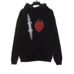 Balenciaga Love White Ink Printed Hoodie Reps