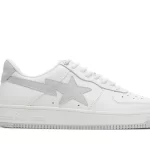 Bapesta Gray White Quality Reps