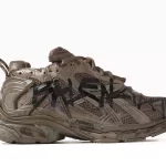 BALENCIAGA Graffiti Runner Sneakers in Mesh & Nylon