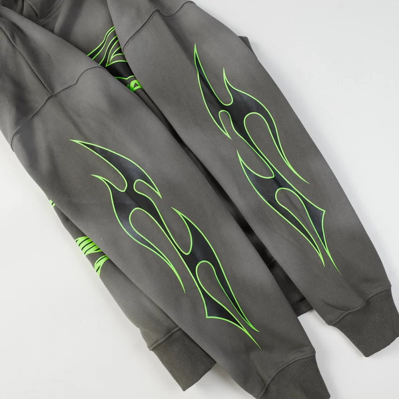 Hellstar Starry Night Hoodie Camouflage Gray1
