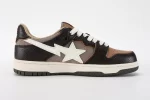 A Bathing Ape Bape SK8 Sta Brown Ivory