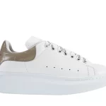 McQueen Oversized Rice Gray Crocodile