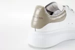 McQueen Oversized Rice Gray Crocodile