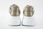 McQueen Oversized Rice Gray Crocodile
