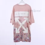 Off-White Fireworks T-Shirt Pink Replica