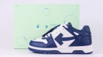 Off-White Out of Office Low 'White Dark Blue' Reps