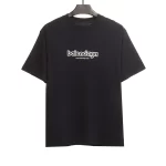 Balenciaga Back Black 8-Letter Logo Printing T-Shirt Reps