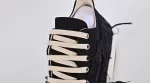 Rick Owens DRKSHDW Strobe Cotton Denim Slashed Low 'Black Milk'