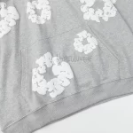 Denim Tears The Cotton Wreath Hoodie 'Light Gray' Reps