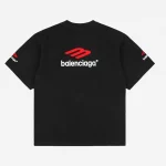 Balenciaga 3B Sports Icon Embroidered T-Shirt Reps