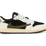 KID SIZE Travis Scott x Air Jordan 1 Low OG PS 'Olive'