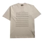 Balenciaga Musical Note Print T-Shirt Reps
