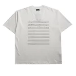 Balenciaga Musical Note Print T-Shirt Reps