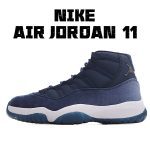 Wmns Air Jordan 11 Retro 'Midnight Navy Velvet'10