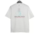 Balenciaga Distressed Washed Surf Print T-shirt Reps