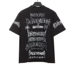 Balenciaga Year of the Dragon Limited Edition Graffiti Lettering T-Shirt Reps