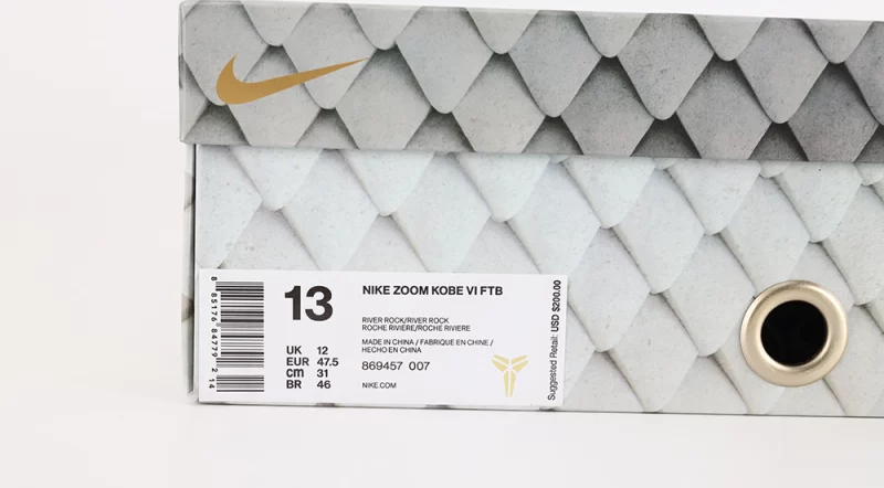 Zoom Kobe 6 Fade To Black Quality Reps