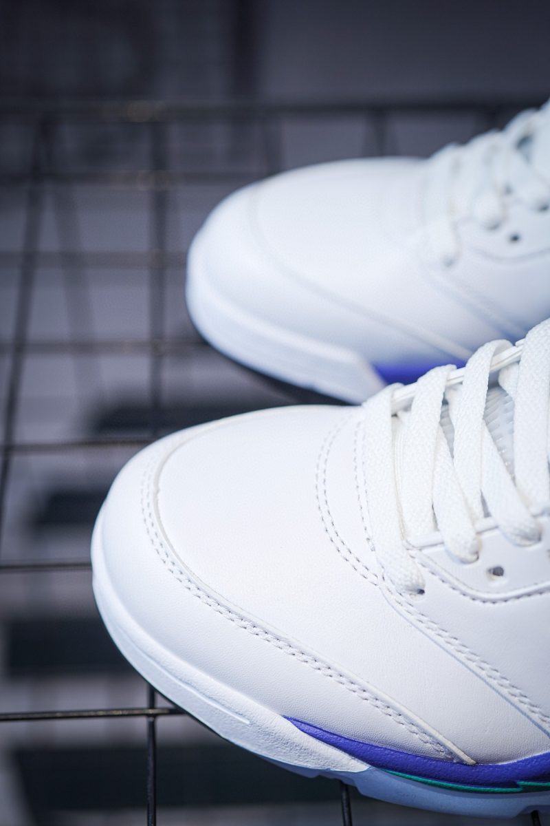 Jordan 5 Grape 2025 Replica Toe Box Close-Up