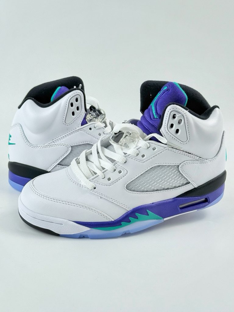 Jordan Retro 5 Grape 2025 Reps front view