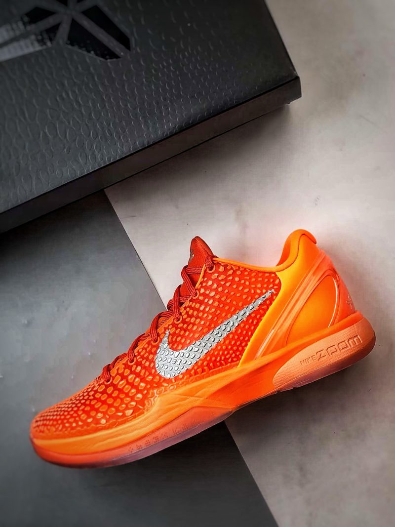 nike kobe 6 protro total orange basketball shoes