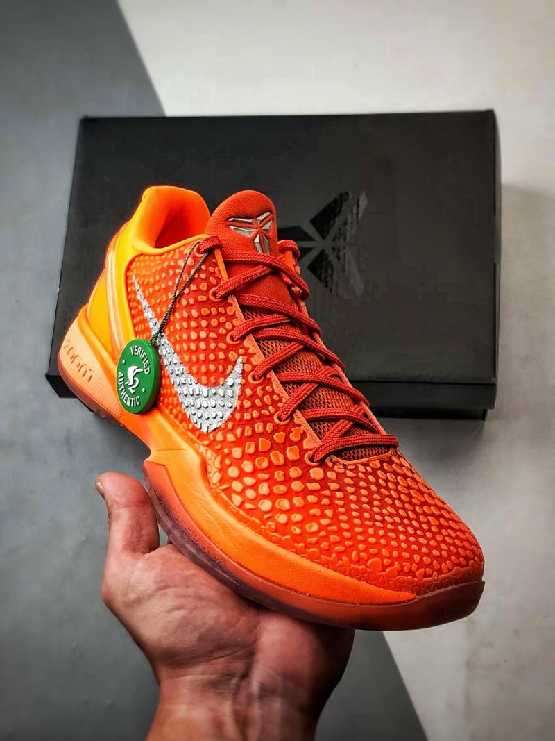 nike kobe 6 protro total orange basketball shoes