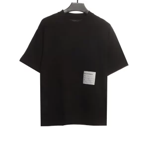 Balenciaga Signature Sticker on Hem T-Shirt Reps