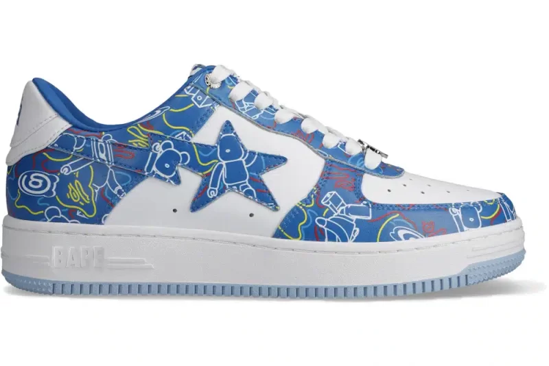 A Bathing Ape Bape Sta Medicom Toy Bearbrick Camo Blue