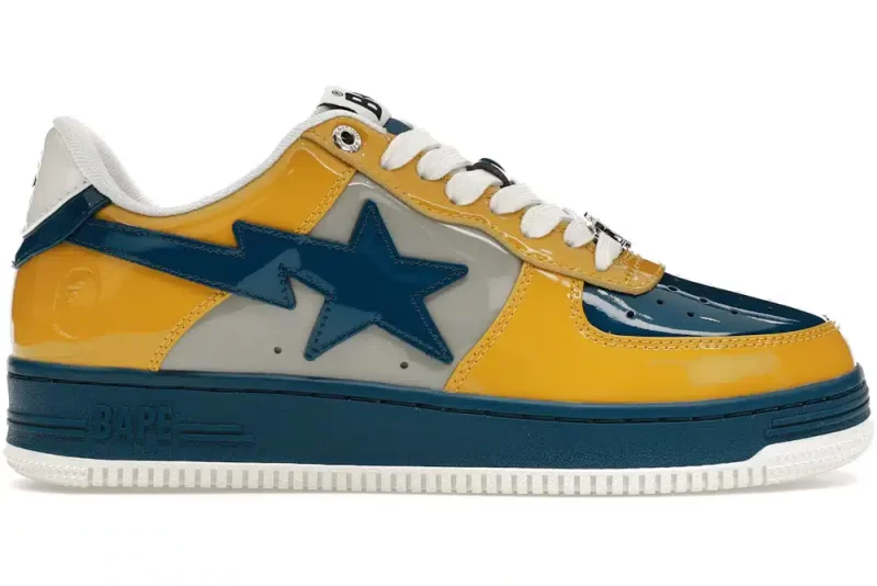A Bathing Ape Bape Sta Nostalgic Blue Yellow Product