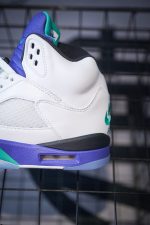 Jordan 5 Grape 2025 Replica Heel with Nike Air Logo