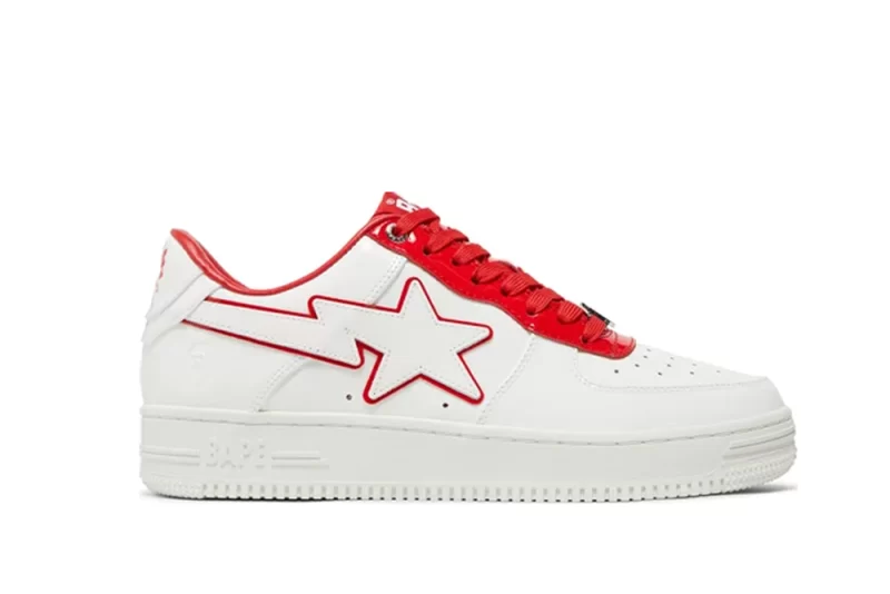 Bapesta #8 M1 'White Red' Reps